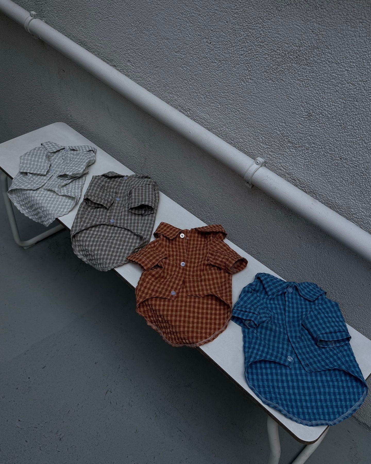 The Textured Plaid Button-Down | Premium Cotton Knit