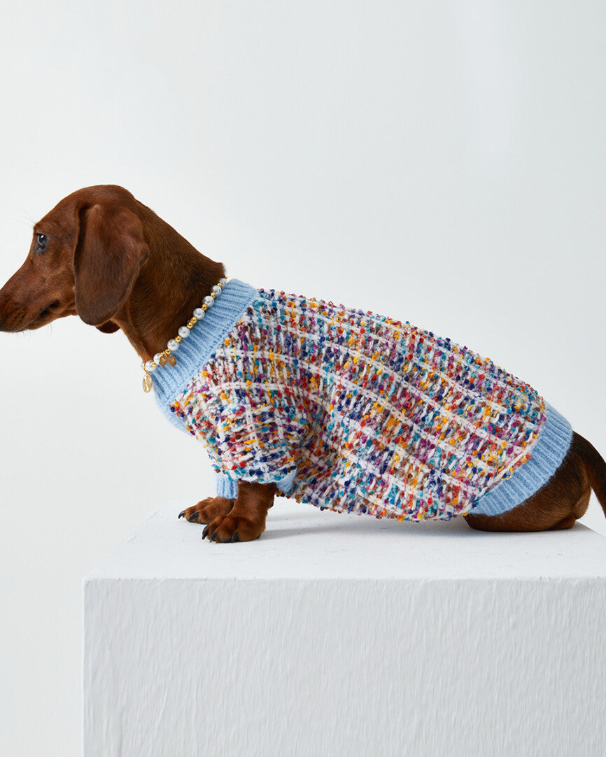 The Haute Tweed Cardigan | Pastel Confetti