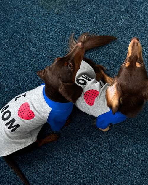 The "I Heart Mom" Retro Raglan Tee