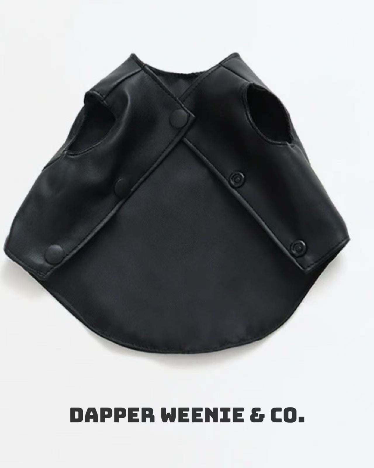 The Maverick Faux-Leather Moto Vest