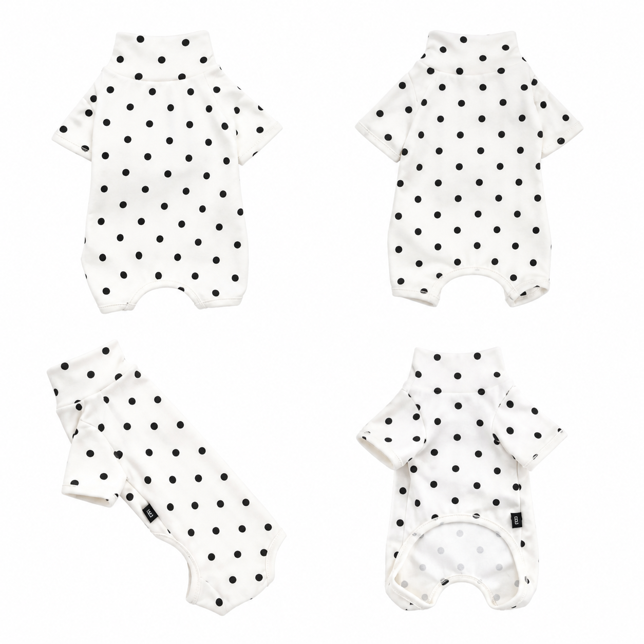 Timeless Polka Dot Knit Jumpsuit