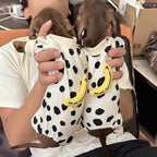 Banana Milk Cow Print Dog Onesie Pajamas - Dapper Weenie Co