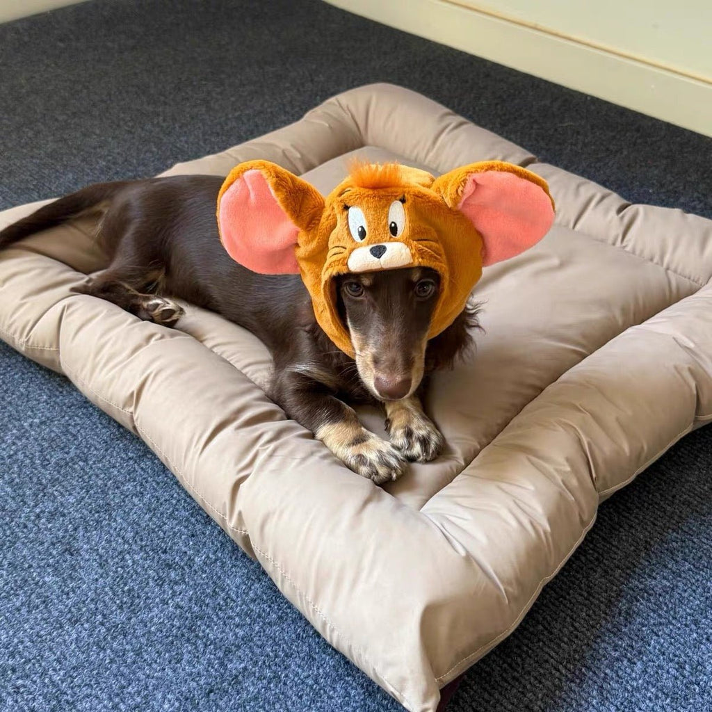 Plush Cartoon Mouse & Cat Pet Hat - Dapper Weenie Co