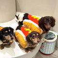 Plush Hot Dog Pet Costume - Dapper Weenie Co