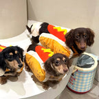 Plush Hot Dog Pet Costume - Dapper Weenie Co
