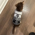 Streetwear Fuzzy Cross Arrow Knit Dog Sweater - Dapper Weenie Co