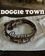The Doggie Town Maillard Crystal Collar - Dapper Weenie Co