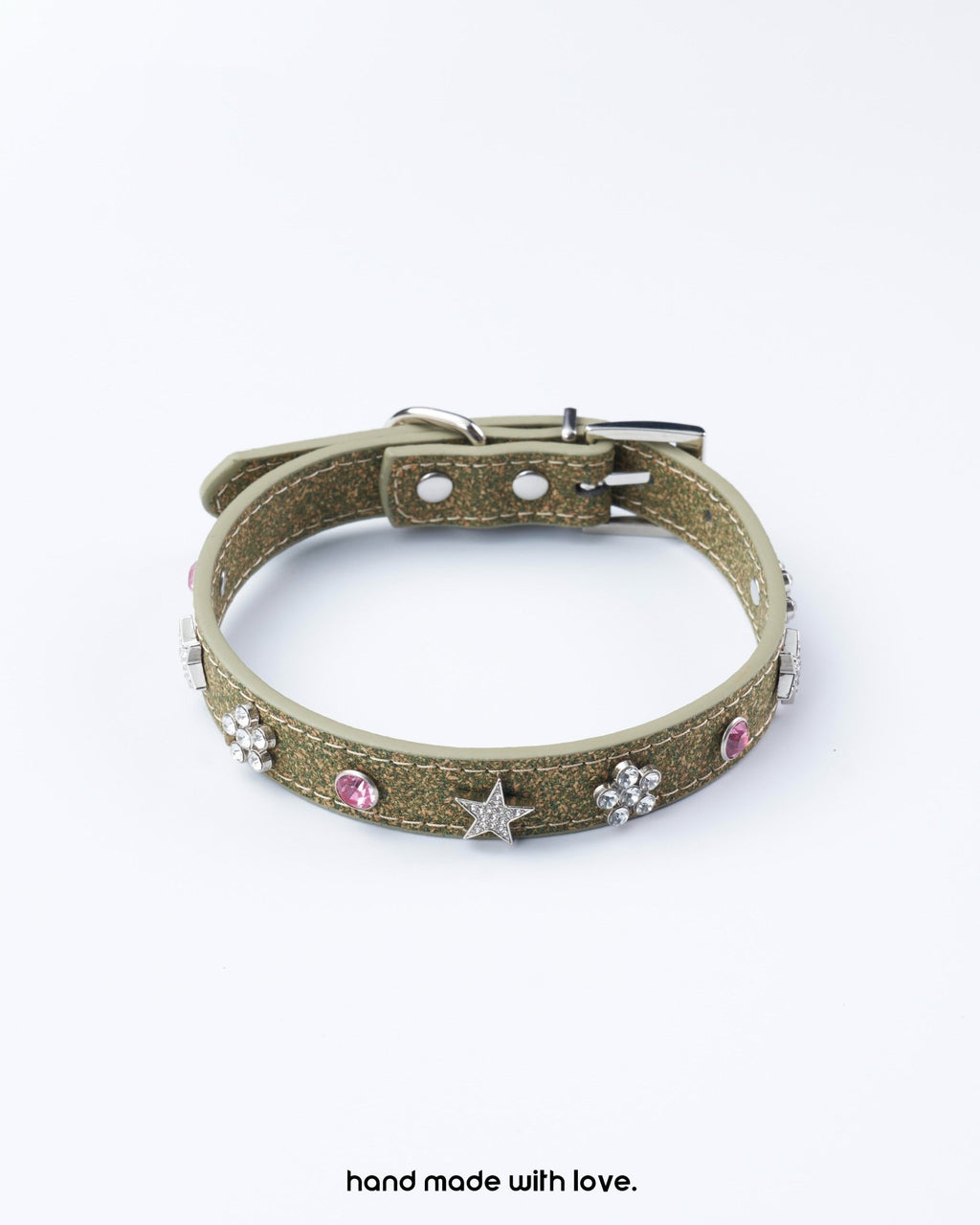 The Doggie Town Maillard Crystal Collar - Dapper Weenie Co
