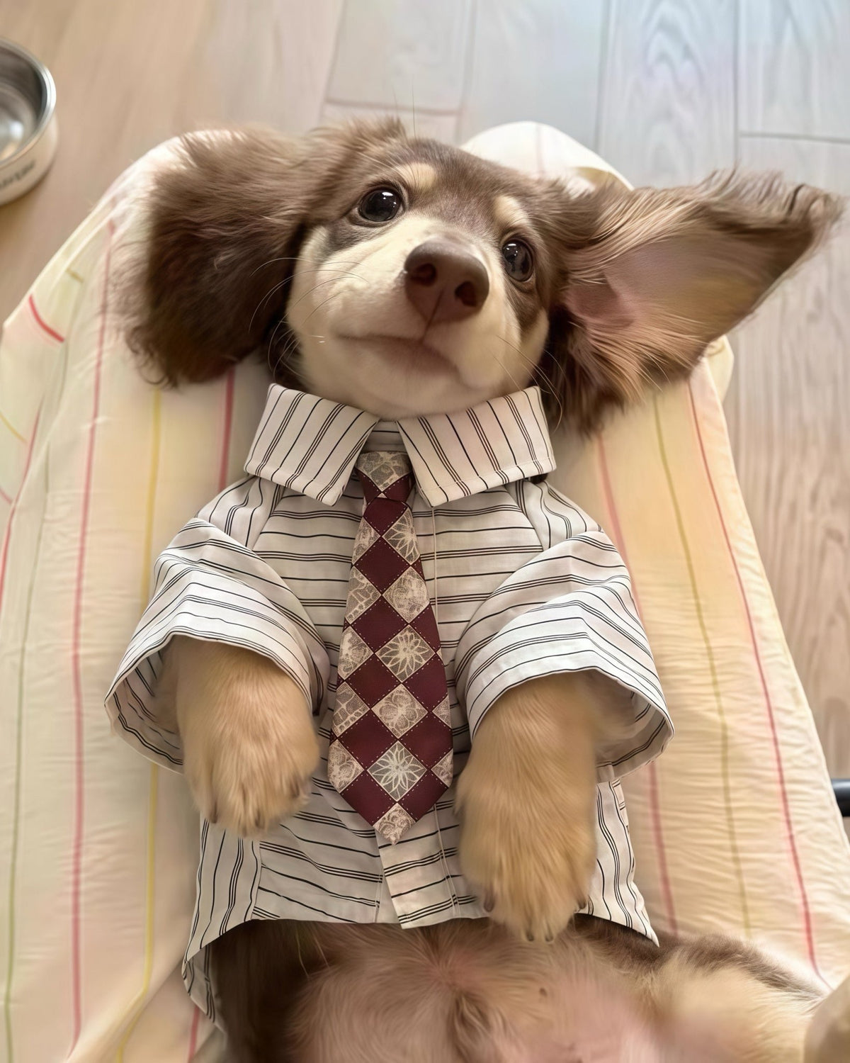 The Executive Prep Collared Shirt & Tie Set - Dapper Weenie Co