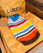 The Retro Stripe Mock - Neck Sweater - Dapper Weenie Co
