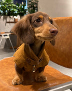 The Reversible Suede & Utility Vest | Tobacco Brown - Dapper Weenie Co