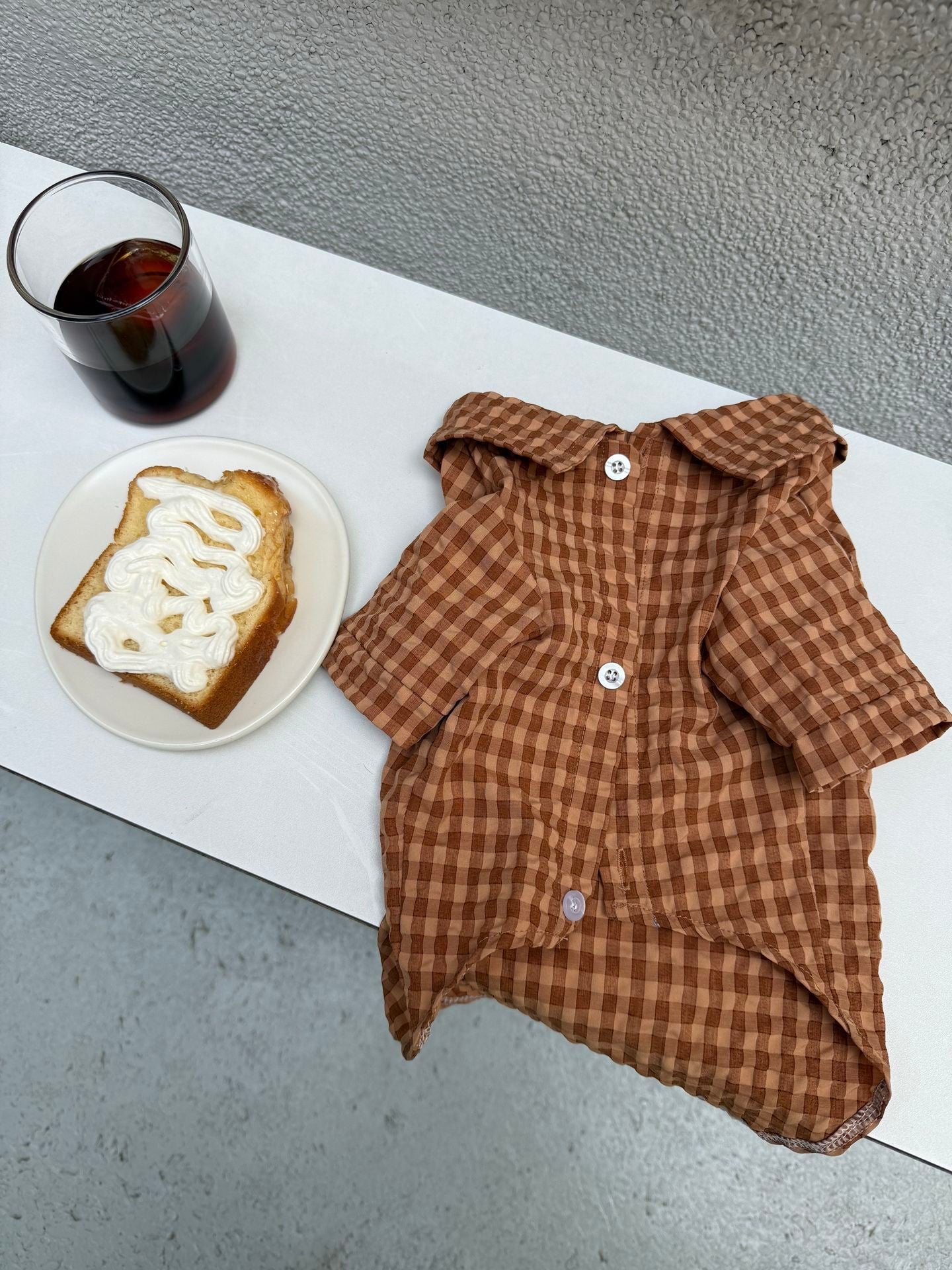 The Textured Plaid Button - Down | Premium Cotton Knit - Dapper Weenie Co