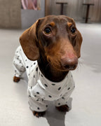 Timeless Polka Dot Knit Jumpsuit - Dapper Weenie Co