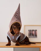 Wizard Hood Striped Pet Loungewear Vest - Dapper Weenie Co