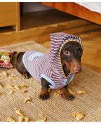 Wizard Hood Striped Pet Loungewear Vest - Dapper Weenie Co